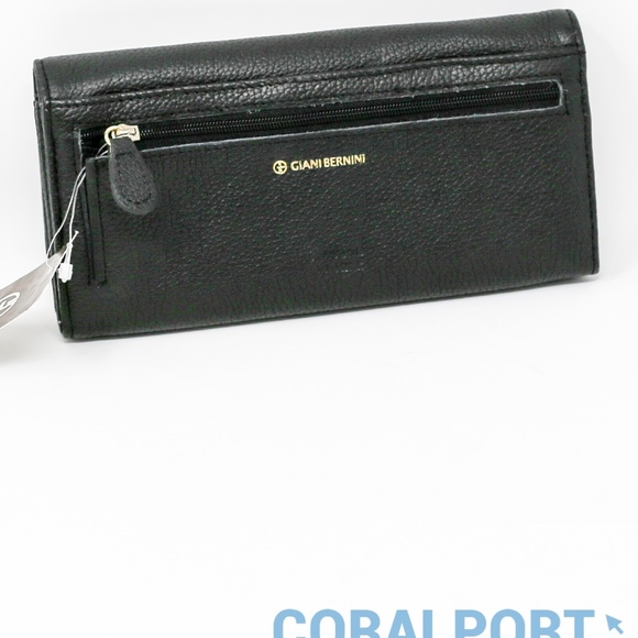 Giani Bernini Leather Receipt Manager Wallet - Picture 2 of 5